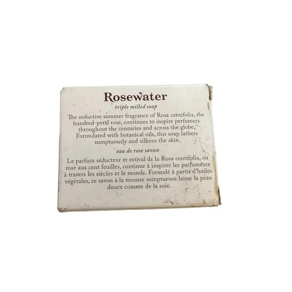 Crabtree & Evelyn Rosewater Triple Milled Bar Soap 1.4oz NEW